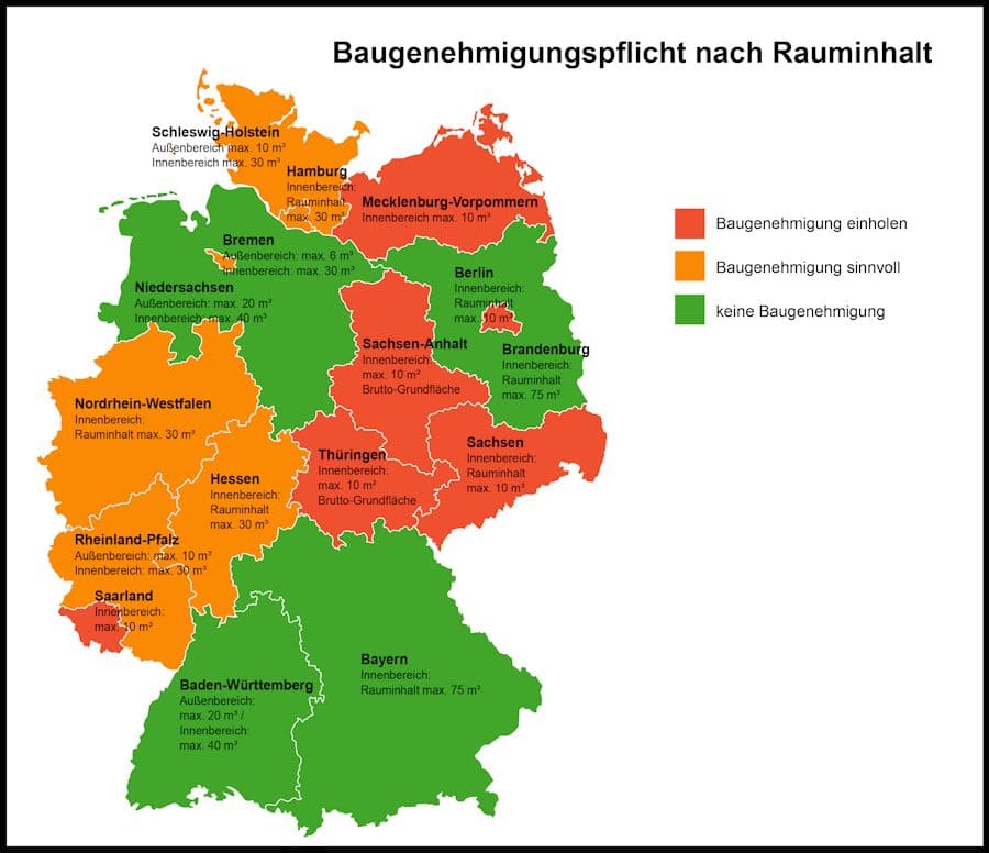 Wenn sie ohne baugenehmigung ein gartenhaus errichten, kann dieser verstoß mit einem bußgeld geahndet werden. Baugenehmigung Gartenhaus Niedersachsen - Gartenhaus: Ist eine Baugenehmigung nötig? - Gartenzeitung.com