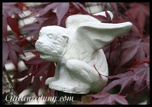 Gartenwächter / Gargoyle aus Beton selbst gegossen