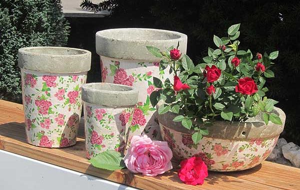 Rosentöpfe - blumentöpfe mit Rosendekor Rosentöpfe - blumentöpfe mit Rosendekor