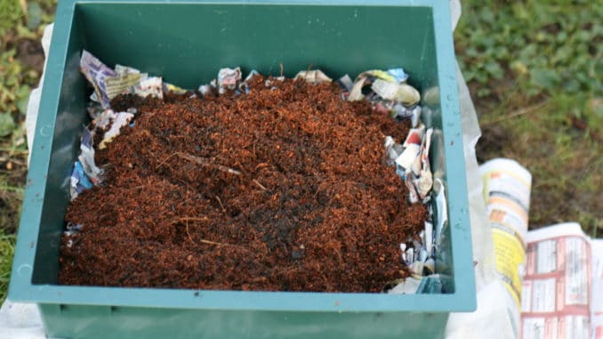 Substrat für den Wurmkompost