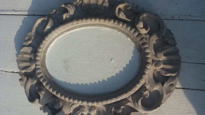 Beton potchen - Untergrund weiß anmalen