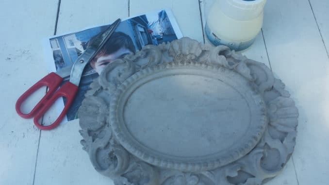 Fotopotch auf Beton