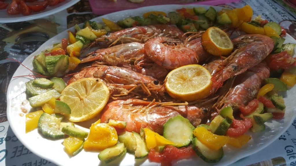Riesengarnelen, Gambas grillen