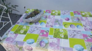Tischdecken aus Vinyl