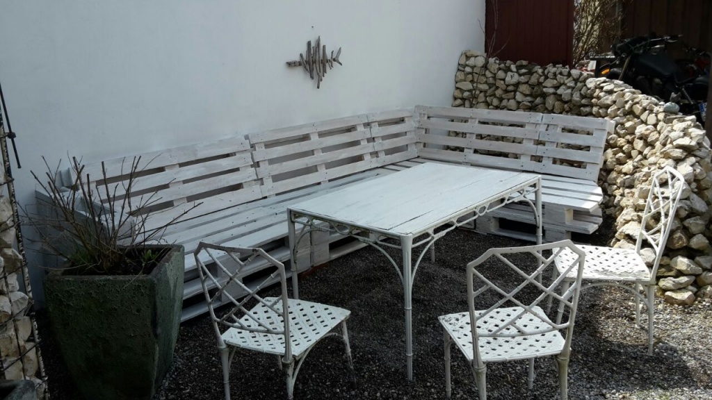 Möbel, Paletten, sitzen
